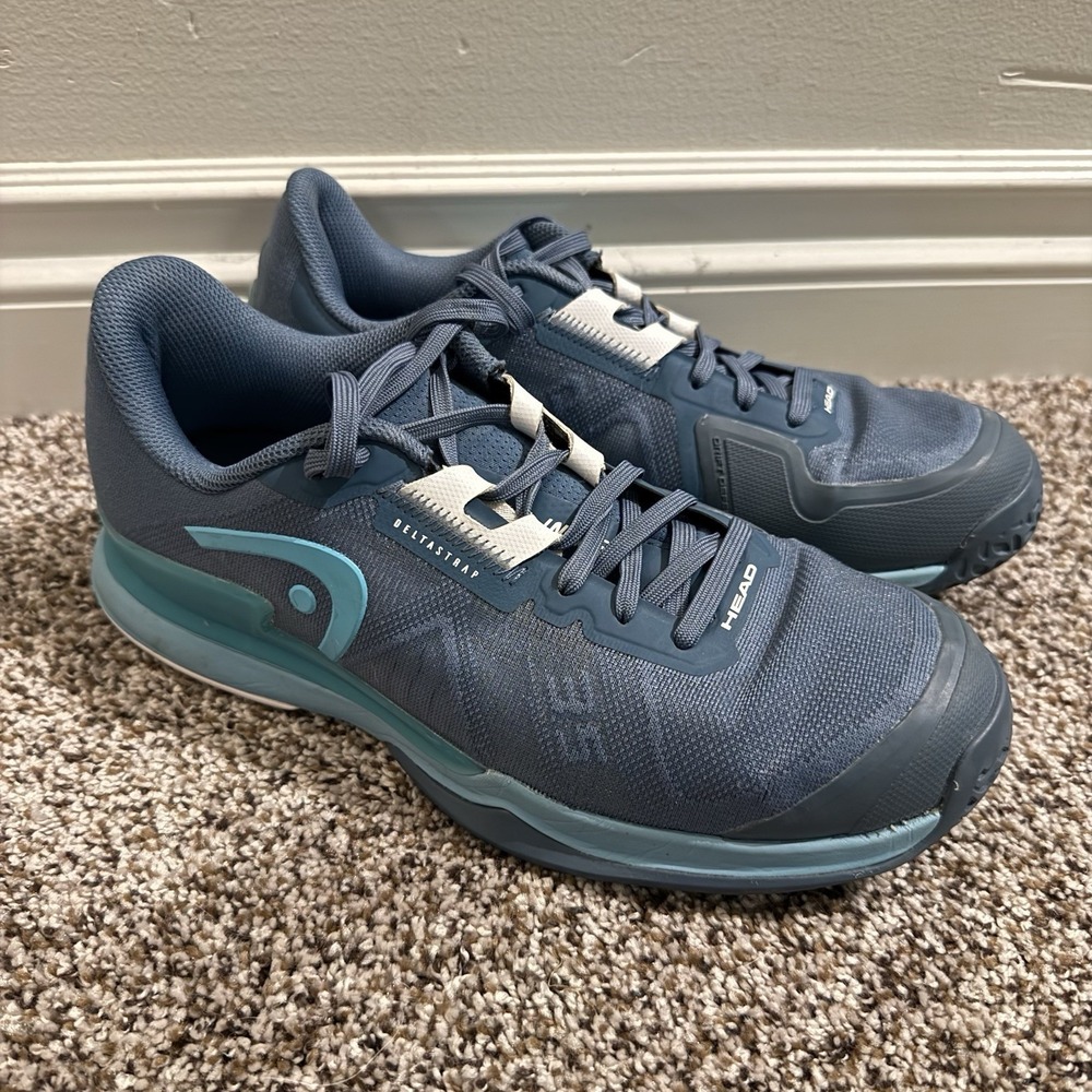 HEAD Women's Sprint Pro 3.5 Tennis Racquetball Shoes Size 8.5 Blue Delta Strap